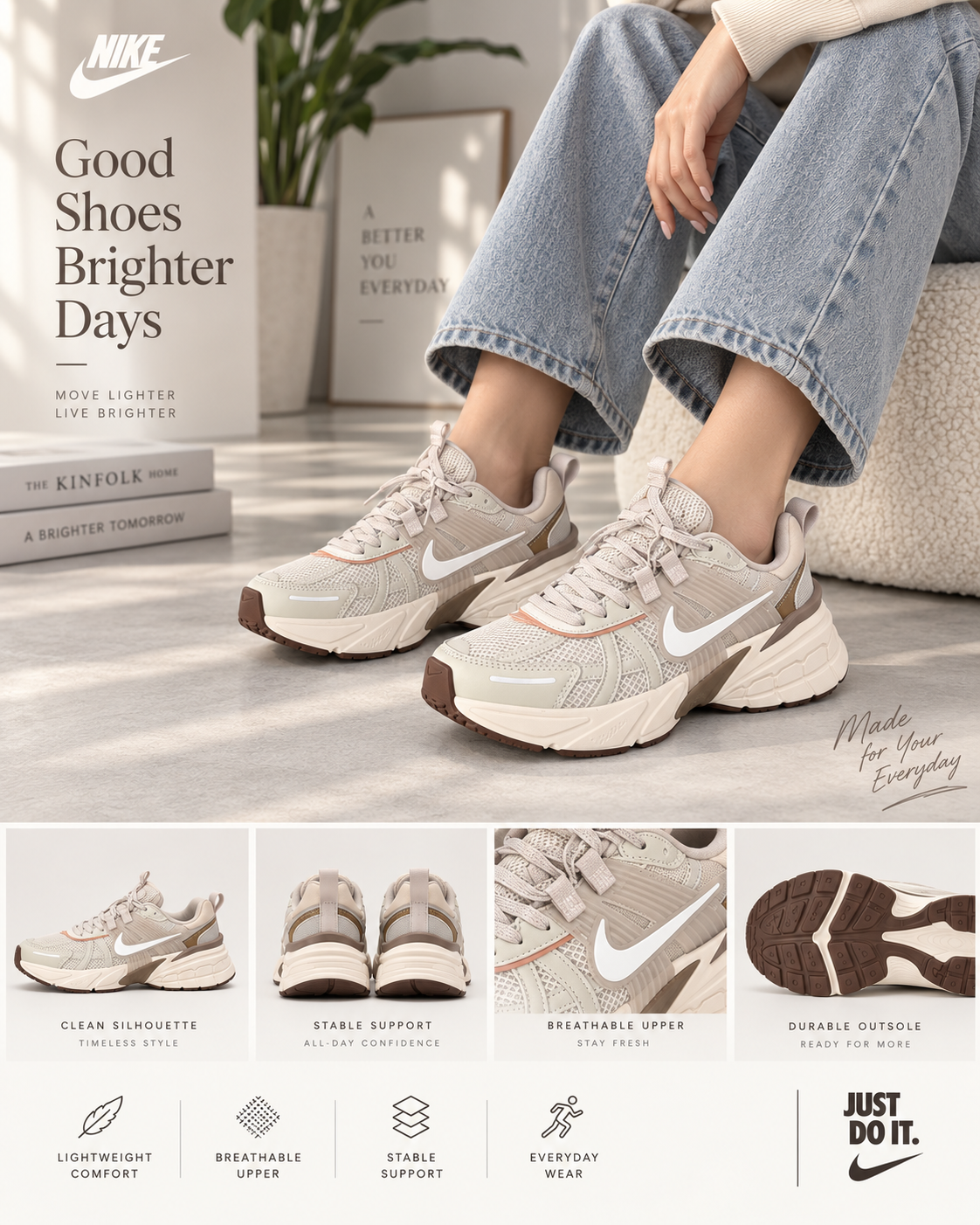 کتونی زنانه اسپرت مدل Everyday Runner